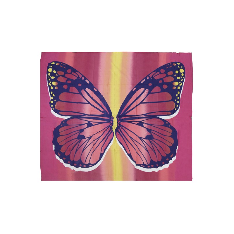 PAREO DOBLE 210X230 CM 100%ALG.ESTAMPADO LOTTO FUCSIA