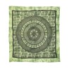 PAREO DOBLE 210X230 CM 100%ALG.ESTAMPADO SHANNAH ESMERALDA