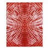 PAREO DOBLE 210X230 CM 100%ALG.ESTAMPADO ROUNDER ROJO