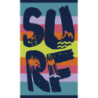 TOALLA 100X170 JACQUARD TERC.SURFRISE MULTICOLOR