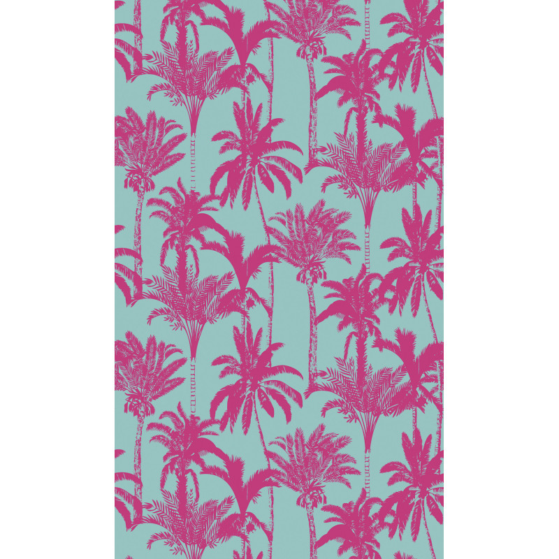 TOALLA 100X170 JACQUARD TERC.PALEMA FUCSIA