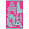 TOALLA 100X170 JACQUARD TERC.OKINI FUCSIA