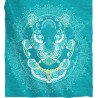 PAREO DOBLE 210X230 100%ALG.ESTAMPADO MEENAH ESMERALDA