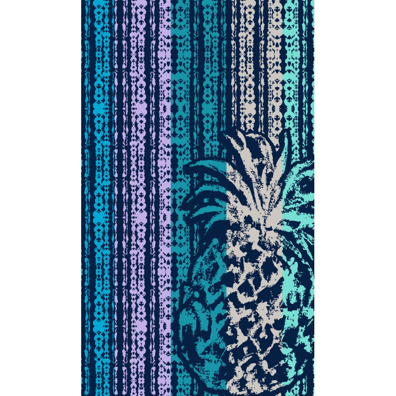 TOALLA 100X170 JACQUARD TERC.CURAZAO AZUL
