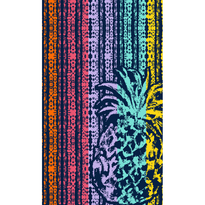 TOALLA 100X170 JACQUARD TERC.CURAZAO MULTICOLOR