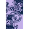 TOALLA 100X170 JACQUARD TERC.LOPEZ LILA