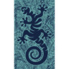 TOALLA 100X170 JACQUARD TERC.MOKOMO TURQUESA