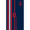 TOALLA 100X170 JACQUARD TERC.NODO ROJO