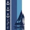 TOALLA 100X170 JACQUARD TERC.COMPITY AZUL