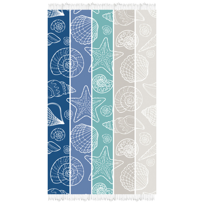 TOALLA 100X170 JACQUARD TERC.CARACA AZUL