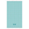 TOALLA 100X170 JACQUARD TERC.VICHY TURQUESA