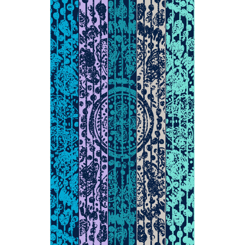 TOALLA 100X170 JACQUARD TERC.DAVAO AZUL
