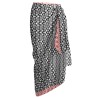PAREO VOILE 100X180 100% ALG.ESTAMPADO AMBERLHI NEGRO