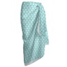 PAREO VOILE 100X180 100% ALG.ESTAMPADO OMBAI TURQUESA