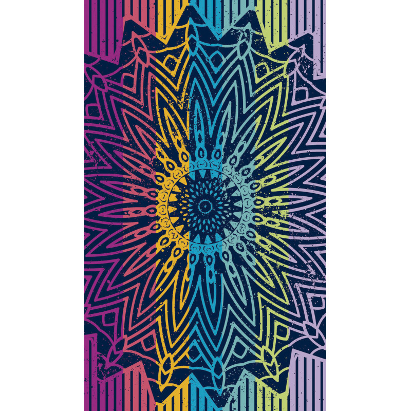 TOALLA 90X165 EG.JACQUARD TERC.DALADA MULTICOLOR