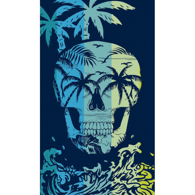 TOALLA 90X165 EG.JACQUARD TERC.KALPAL AZUL