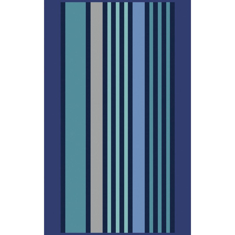 TOALLA 90X165 EG.JACQUARD TERC.SELLETA AZUL