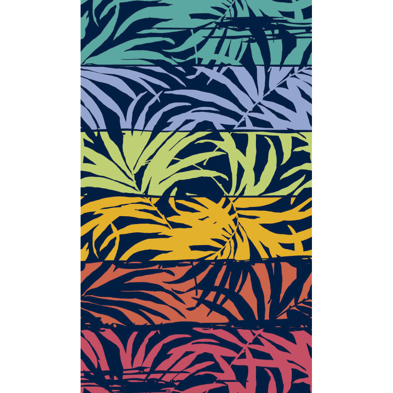 TOALLA 90X165 EG.JACQUARD TERC.ARECA MULTICOLOR