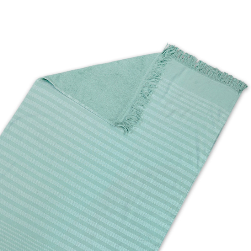 PAREO 100X150 TINTADO FLECOS ASHA AGUA