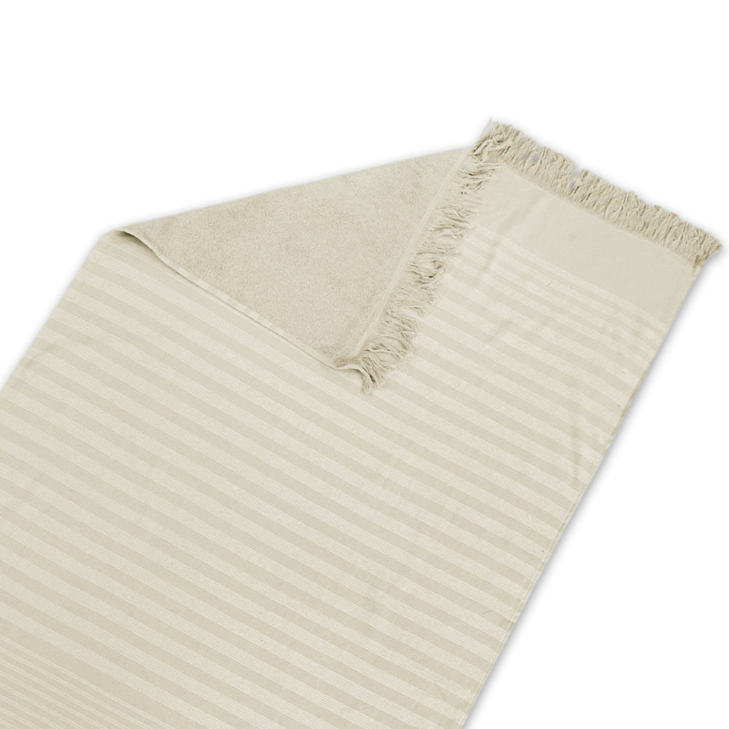 PAREO 100X150 TINTADO FLECOS ASHA ARENA