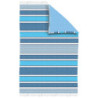 PAREO-TOALLA 100X150 RAYAS FLECOS ANDONI AZUL