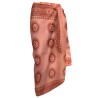 PAREO VOILE 100X180 100% ALG.ESTAMPADO HIDOLA NARANJA