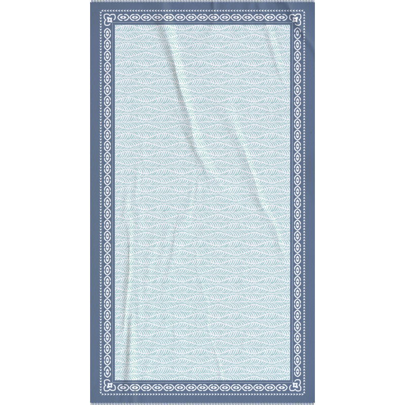 PAREO VOILE 100X180 100%ALG.ESTAMPADO AREZZO AGUA