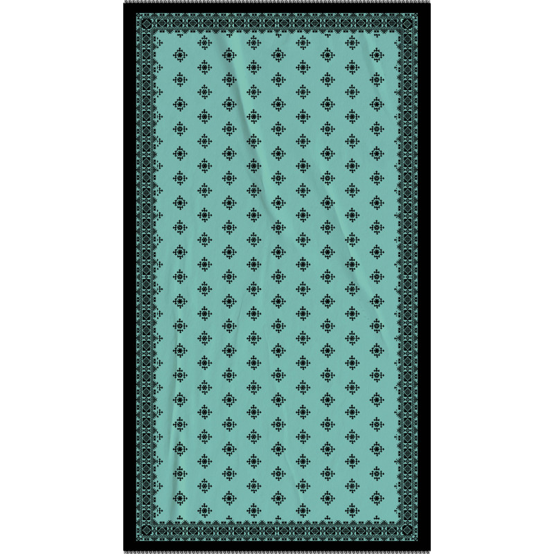 PAREO VOILE 100X180 100%ALG.ESTAMPADO LUCCA AQUA