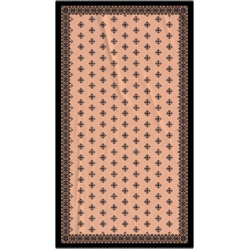 PAREO VOILE 100X180 100%ALG.ESTAMPADO LUCCA MELOCOTON