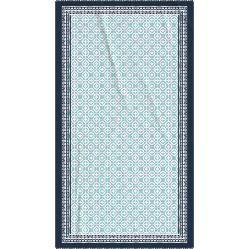 PAREO VOILE 100X180 100% ALG.ESTAMPADO ELHANCE AGUA
