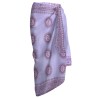 PAREO VOILE 100X180 100% ALG.ESTAMPADO HIDOLA LILA