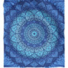 PAREO DOBLE 210X230 CM 100%ALG. ESTAMPADO MACELO AZUL