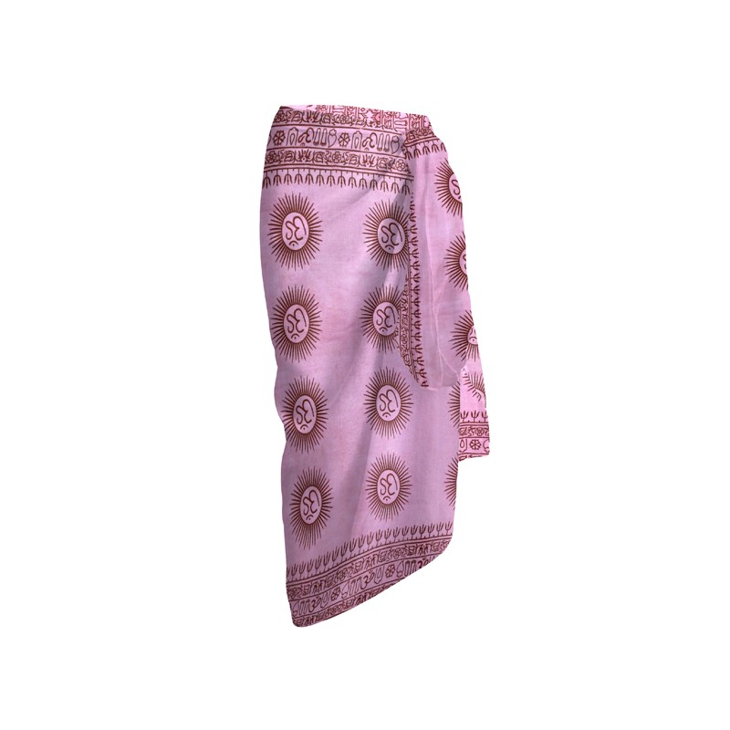 PAREO VOILE 100X180 100% ALG.ESTAMPADO HIDOLA ROSA