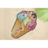 TOALLA 120X175 MICROFIBRA ESTAMPADA FRESH CONE