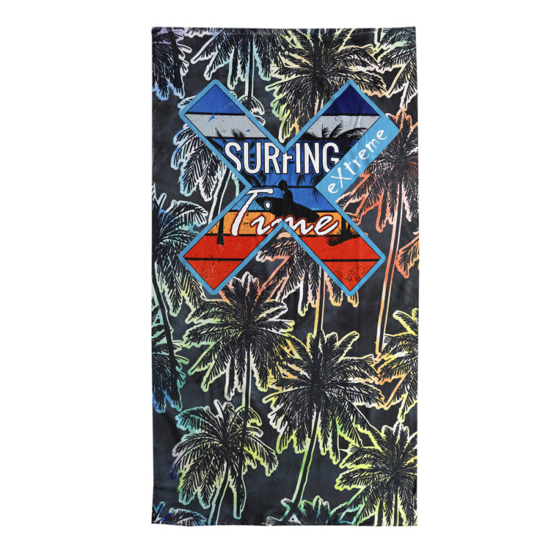 TOALLA 90X170 MICROFIBRA ESTAMPADA RUMBER
