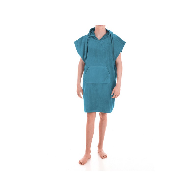 PONCHO ADULTO SURFERS TURQUESA