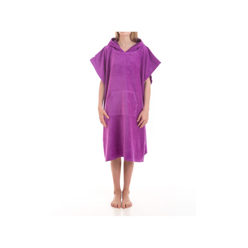 PONCHO ADULTO SURFERS MORADO