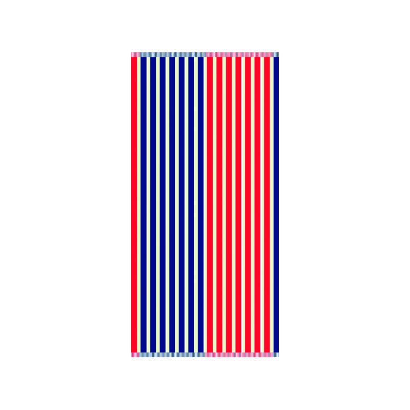 TOALLA 80X160 RAYAS TERCIOPELO OLIMPIA ROJO