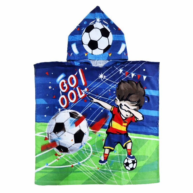 PONCHO 60X120 ESTAMPADO FOOTBALL