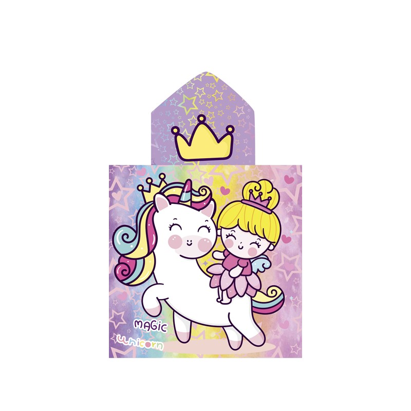 PONCHO ESTAMPADO UNICORNPRINS