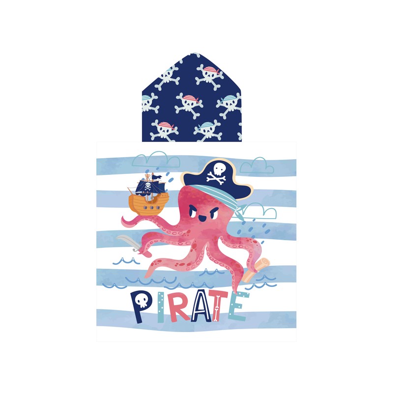 PONCHO ESTAMPADO PIRATEPOLP