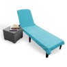 TOALLA TUMBONA 70X200+20 CMS.400 GR/M2 100%ALG.TURQUESA