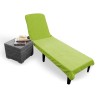 TOALLA TUMBONA 70X200+20 CMS.400 GR/M2 100%ALG.PISTACHO