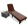 TOALLA TUMBONA 70X200+20 CMS.400 GR/M2 100%ALG.CHOCOLATE