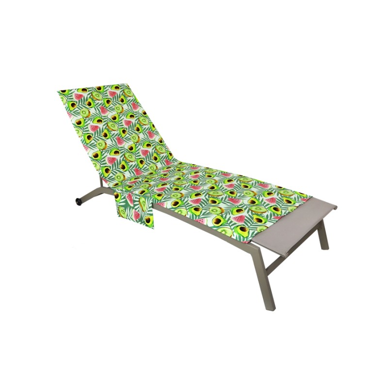 TOALLA TUMBONA 80X190 CM CON AJUSTES Y BOLSILLOS FRESCO