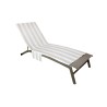 TOALLA TUMBONA 80X190 CM CON AJUSTES Y BOLSILLOS ESTRIBE ARENA
